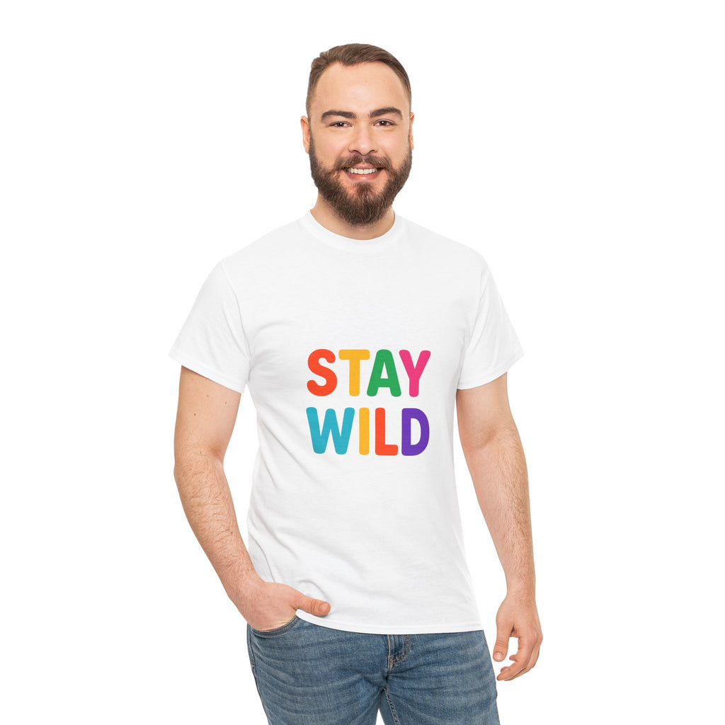 Stay Wild Unisex Heavy Cotton Tee