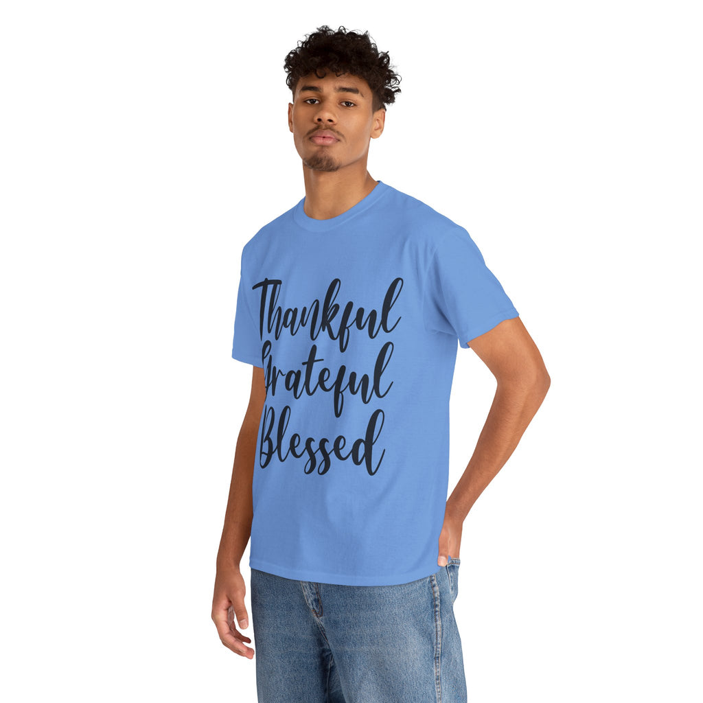 Thankful Grateful Blessed Tee