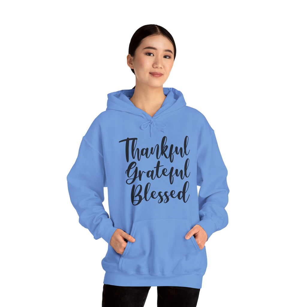 Thankful Grateful Blessed Unisex Hoodie