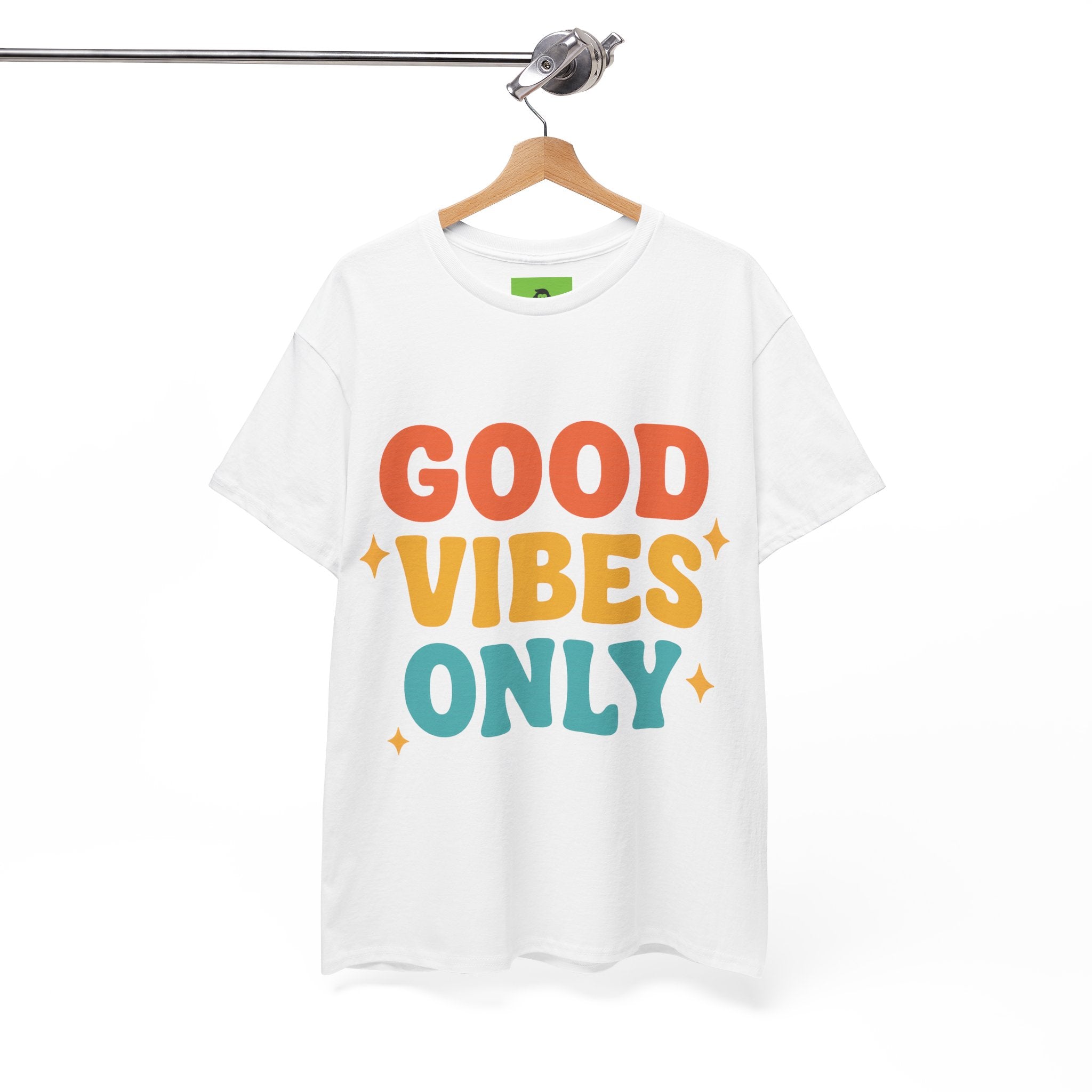 Unisex Heavy Cotton Tee - Good Vibes Only Shirt