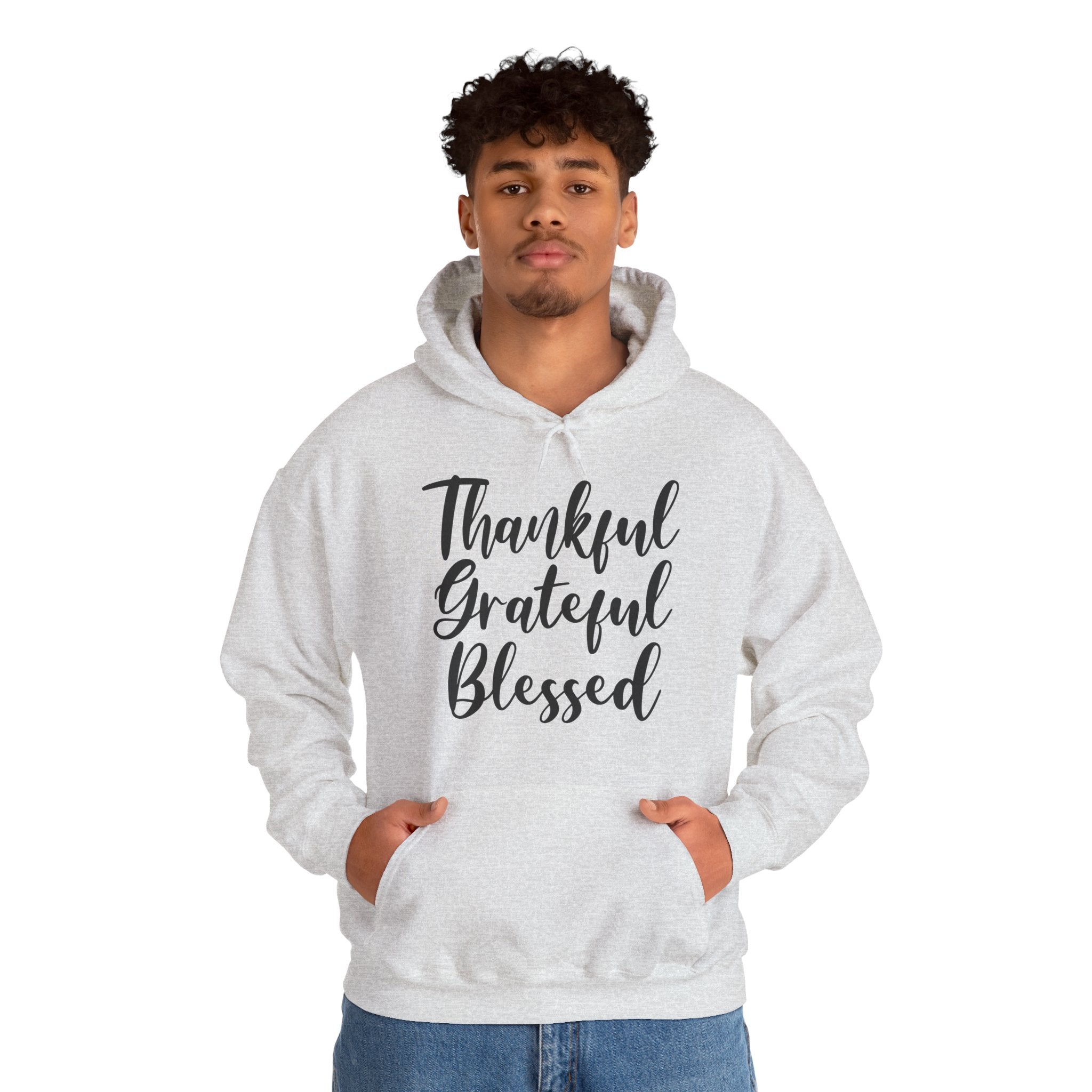 Thankful Grateful Blessed Unisex Hoodie