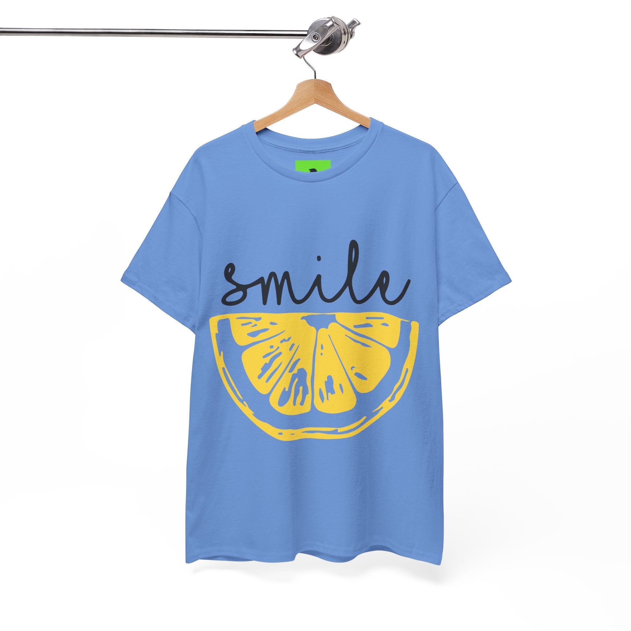 Bright Lemon 'Smile' Unisex Heavy Cotton Tee