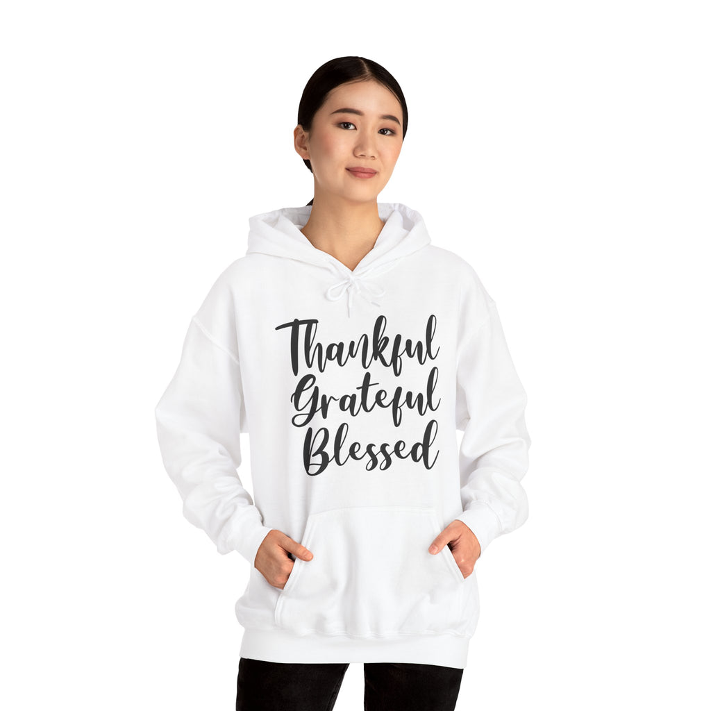 Thankful Grateful Blessed Unisex Hoodie