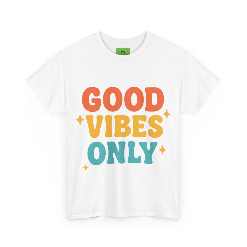 Unisex Heavy Cotton Tee - Good Vibes Only Shirt