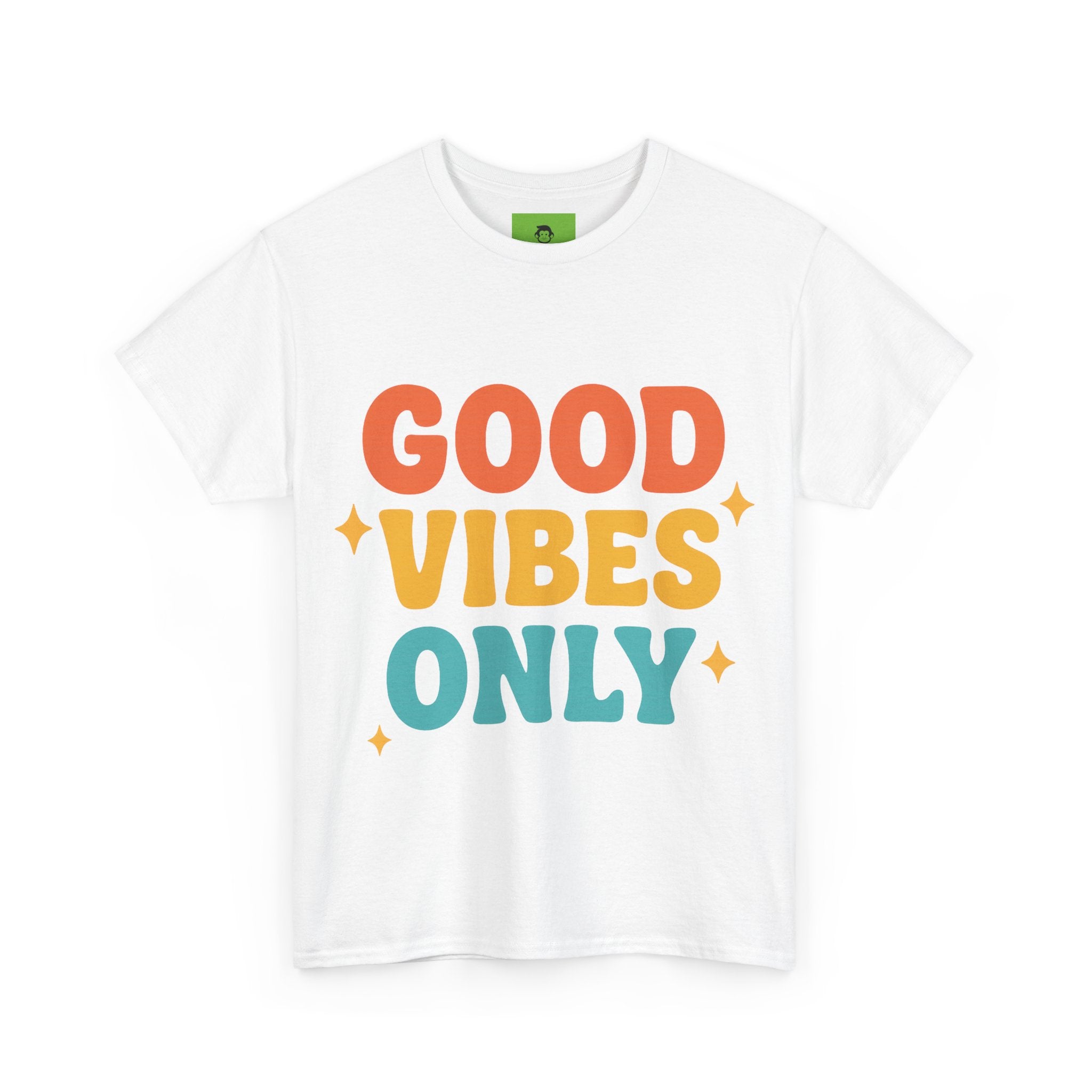 Unisex Heavy Cotton Tee - Good Vibes Only Shirt