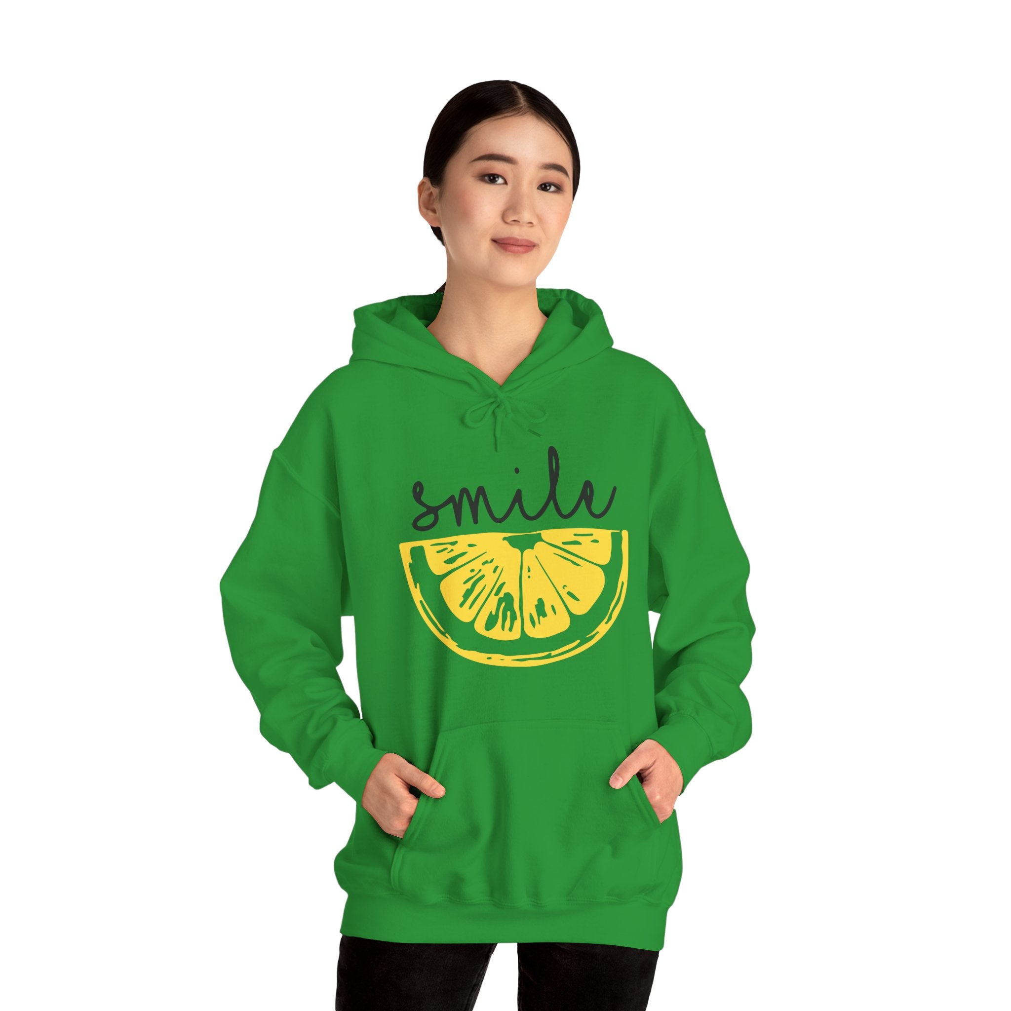 Lemon Smile Hoodie - Unisex Heavy Blend Sweatshirt