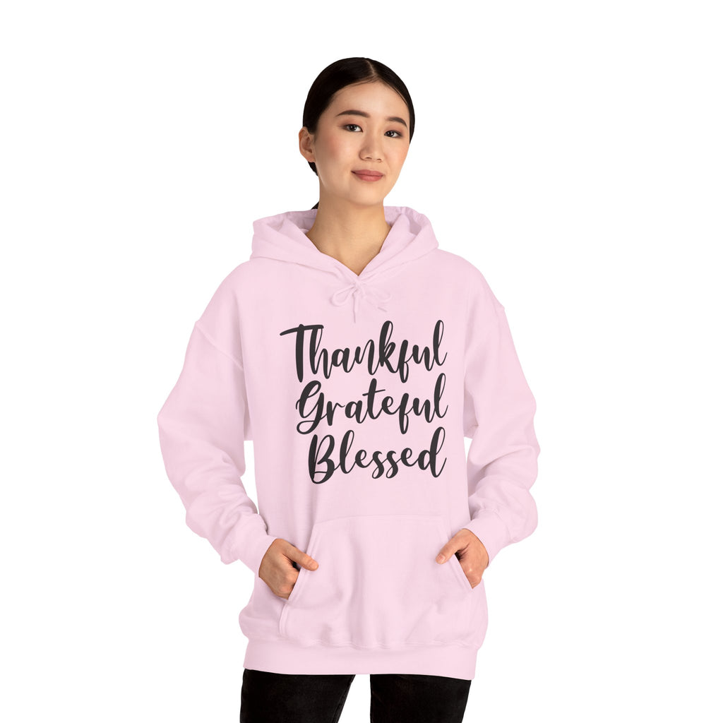 Thankful Grateful Blessed Unisex Hoodie