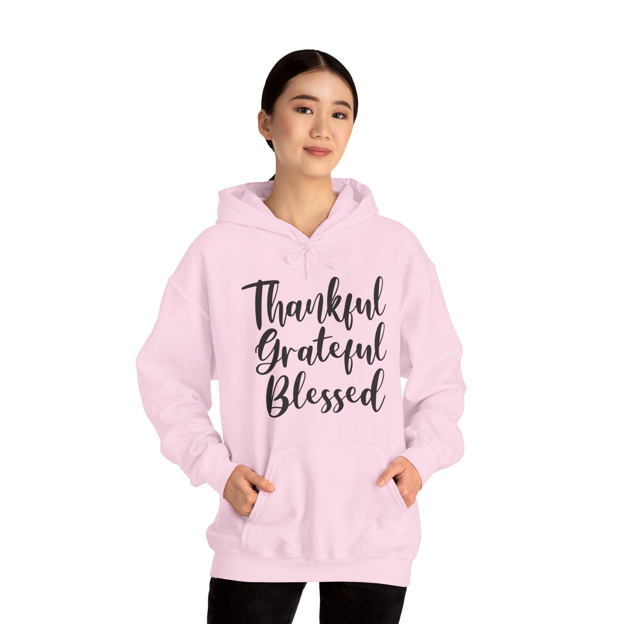 Thankful Grateful Blessed Unisex Hoodie