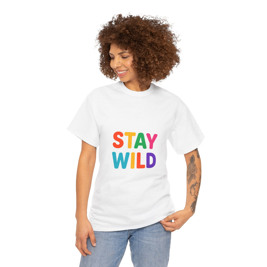 Stay Wild Unisex Heavy Cotton Tee