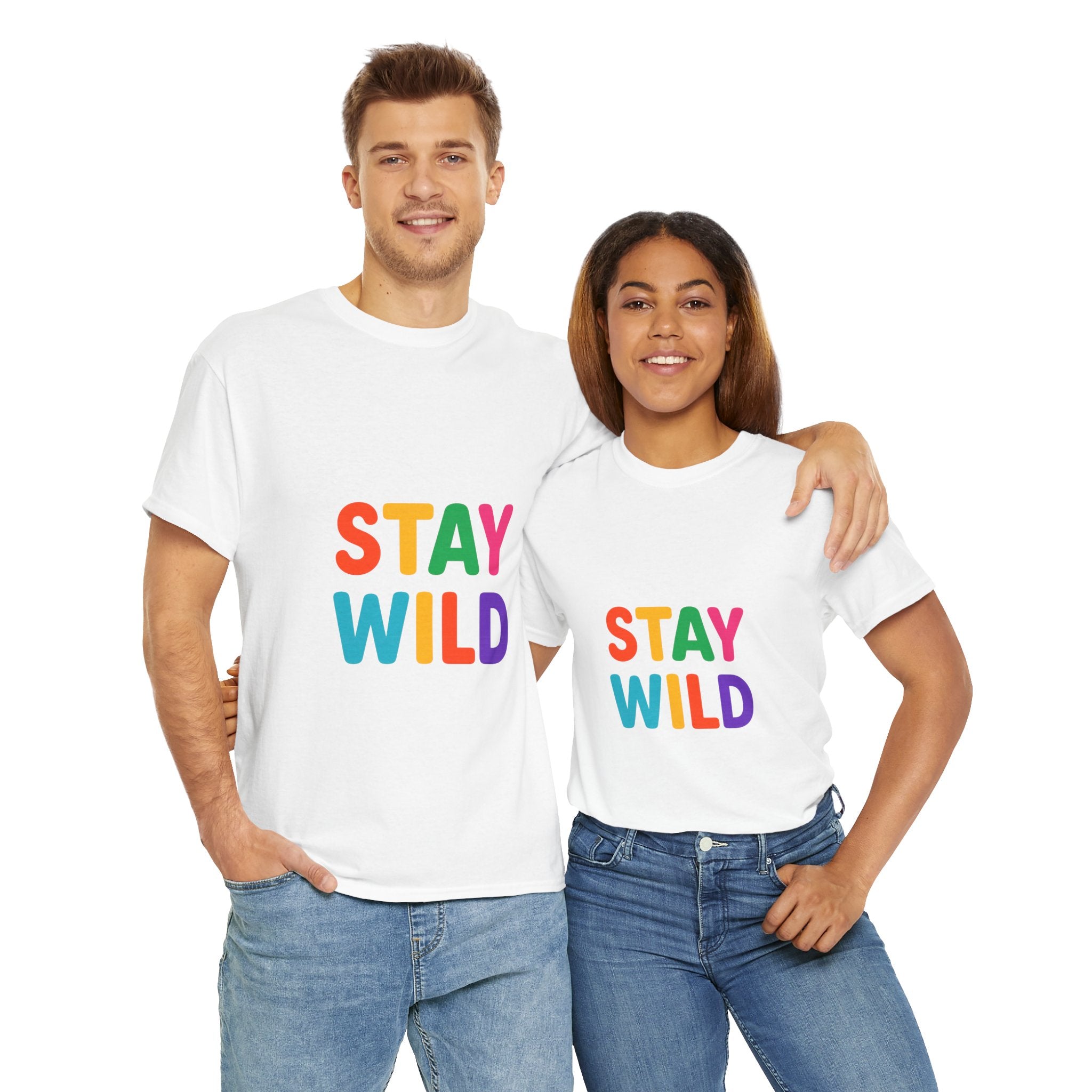 Stay Wild Unisex Heavy Cotton Tee