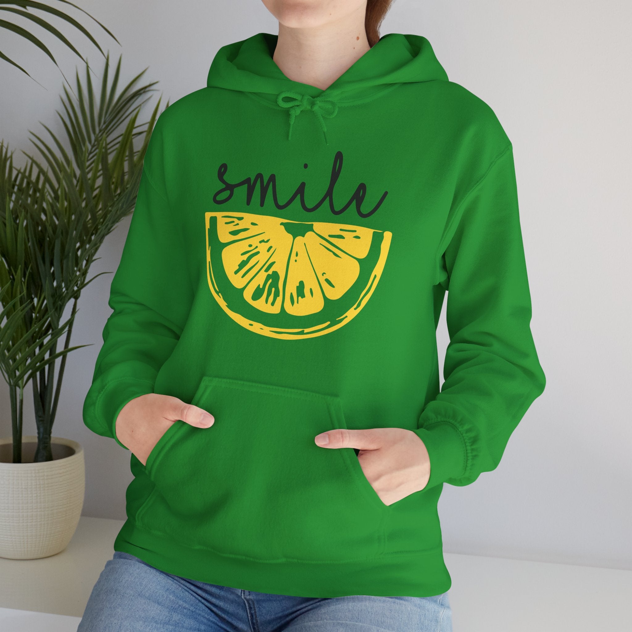 Lemon Smile Hoodie - Unisex Heavy Blend Sweatshirt