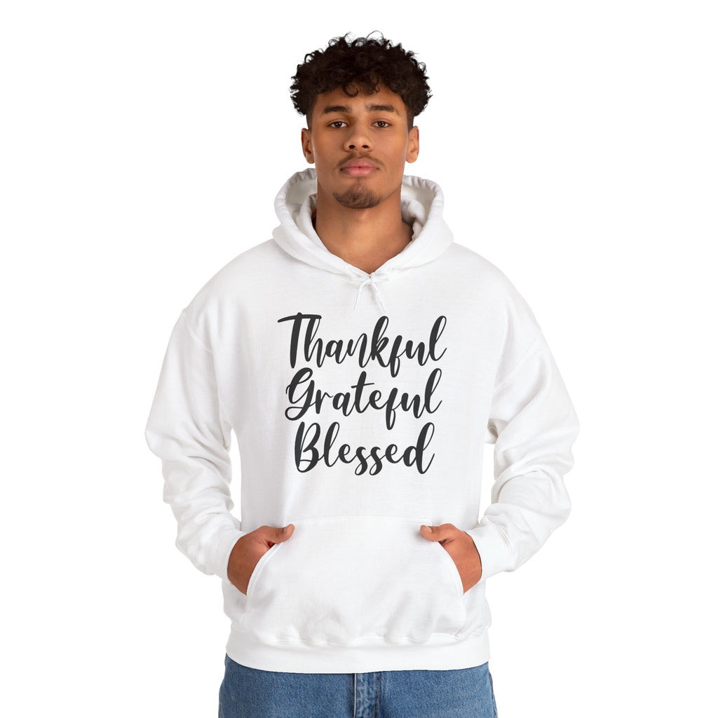 Thankful Grateful Blessed Unisex Hoodie