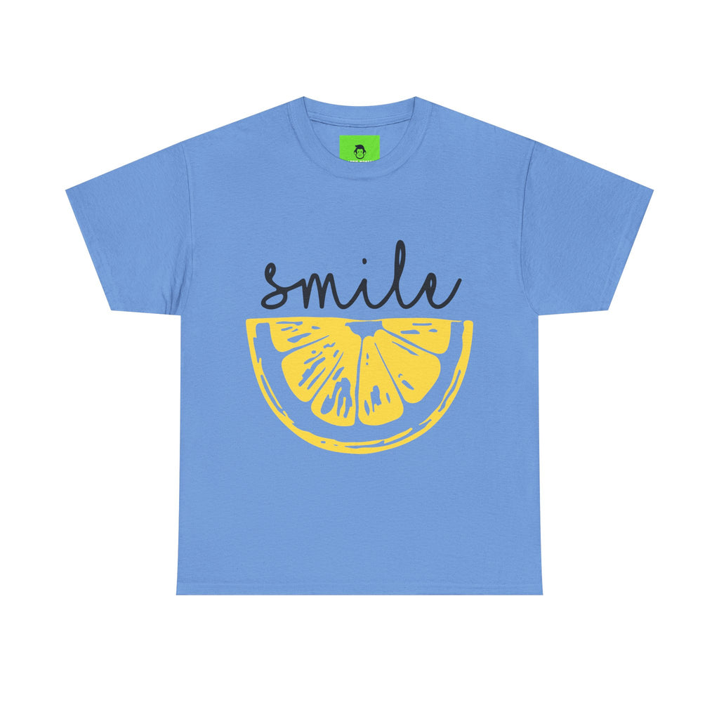 Bright Lemon 'Smile' Unisex Heavy Cotton Tee