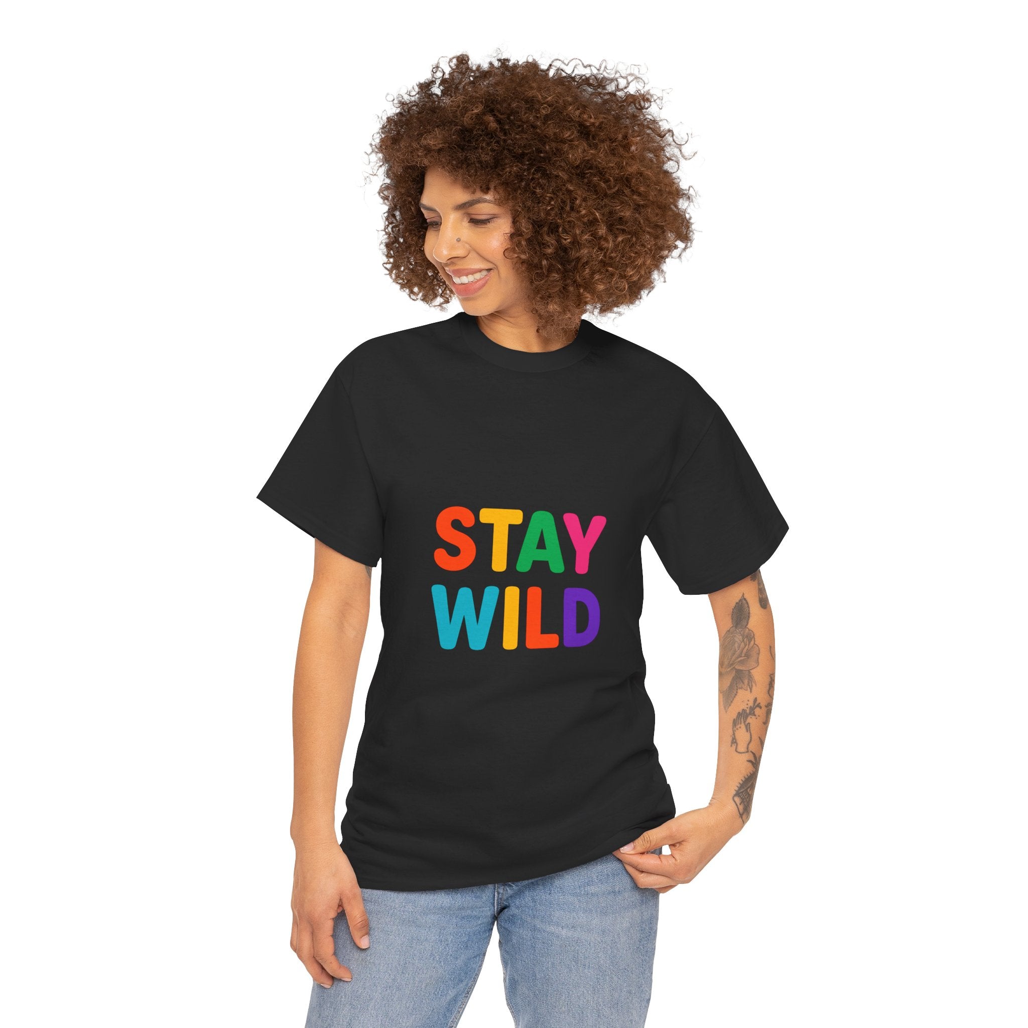 Stay Wild Unisex Heavy Cotton Tee