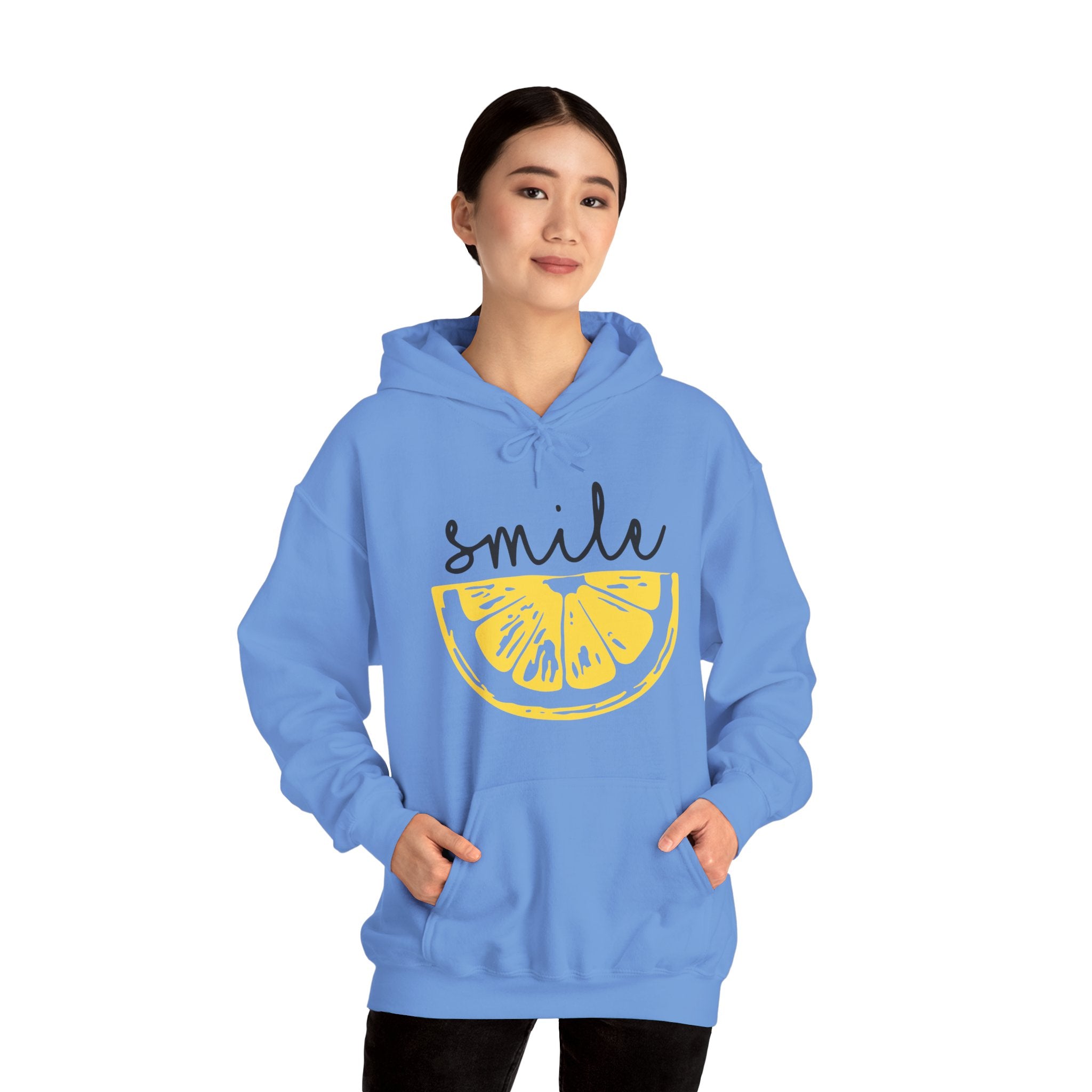 Lemon Smile Hoodie - Unisex Heavy Blend Sweatshirt
