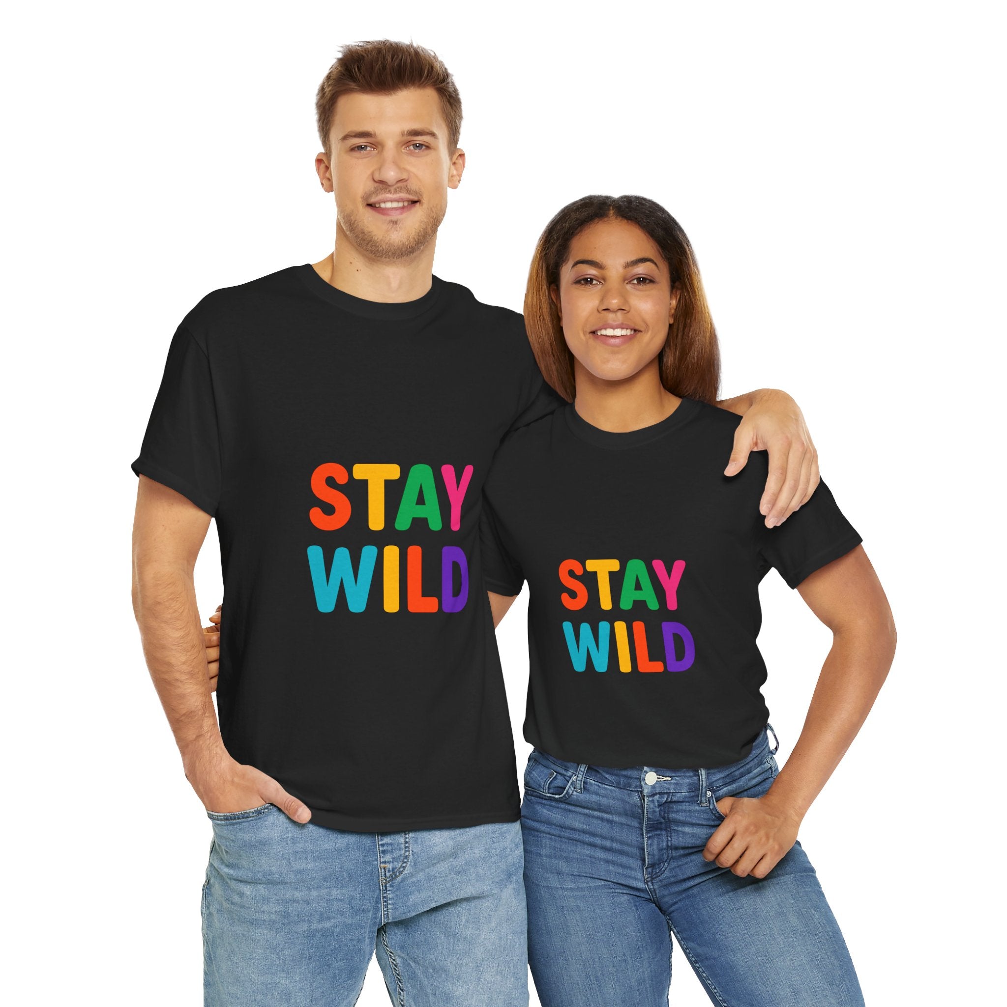 Stay Wild Unisex Heavy Cotton Tee