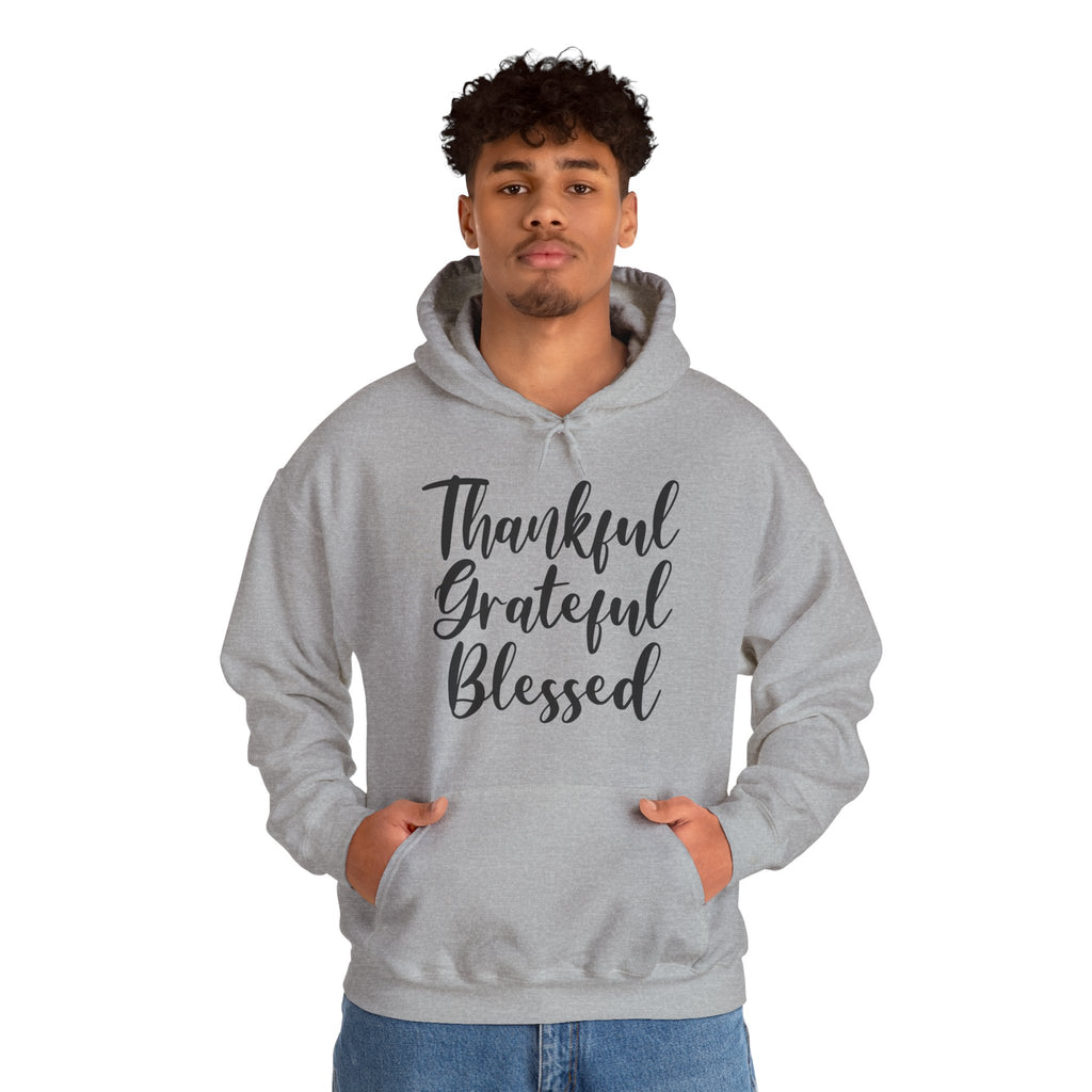 Thankful Grateful Blessed Unisex Hoodie