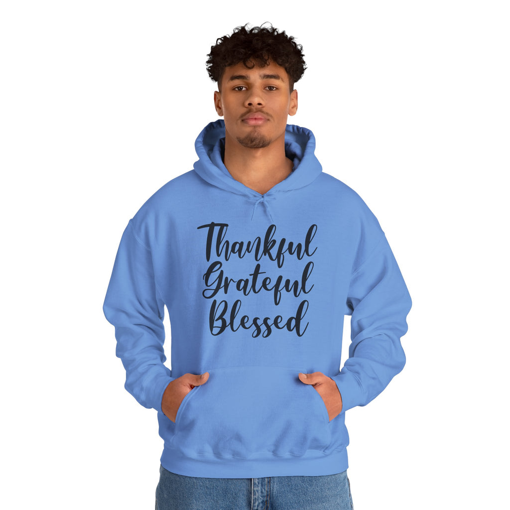Thankful Grateful Blessed Unisex Hoodie