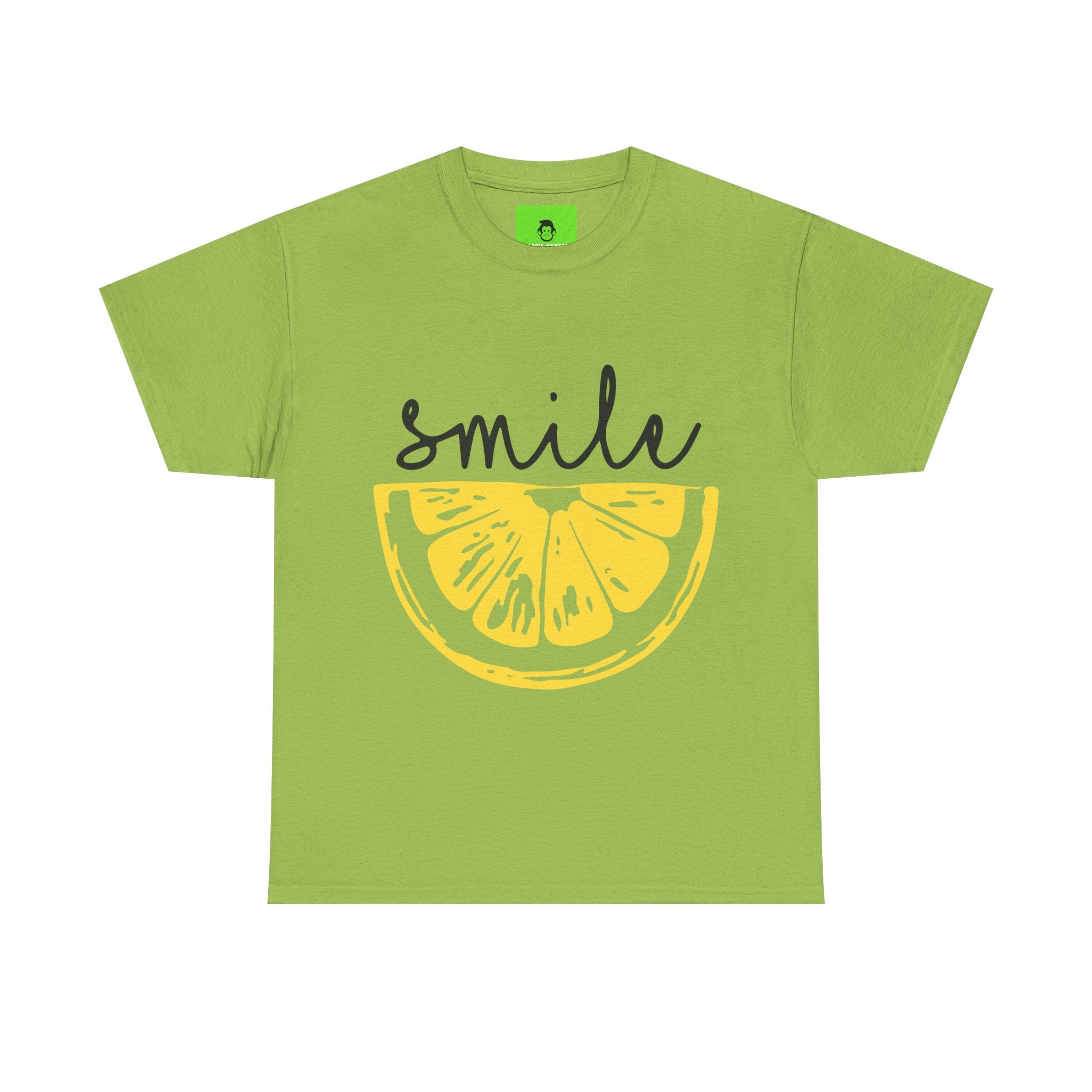 Bright Lemon 'Smile' Unisex Heavy Cotton Tee