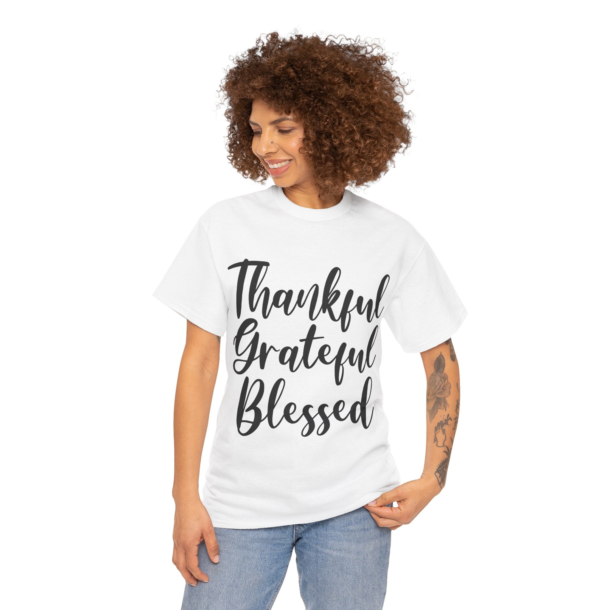 Thankful Grateful Blessed Tee