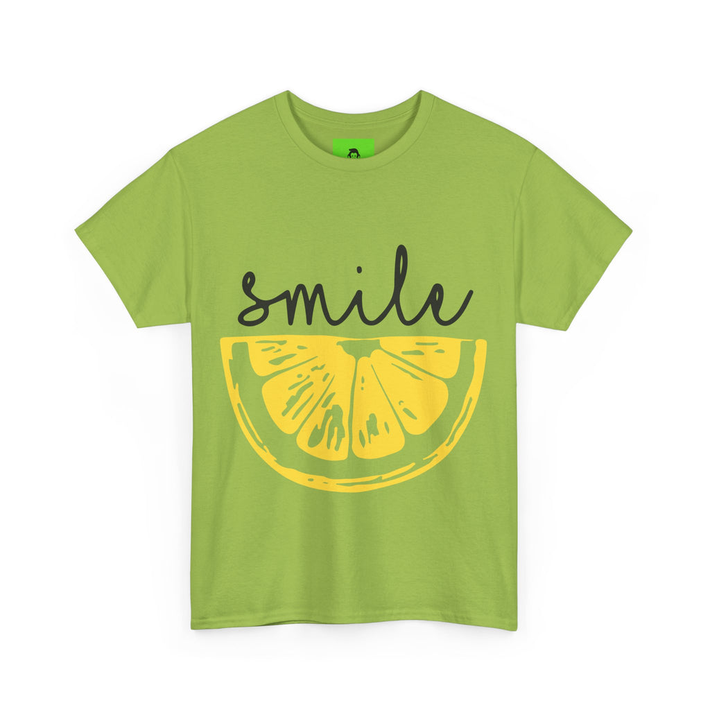 Bright Lemon 'Smile' Unisex Heavy Cotton Tee