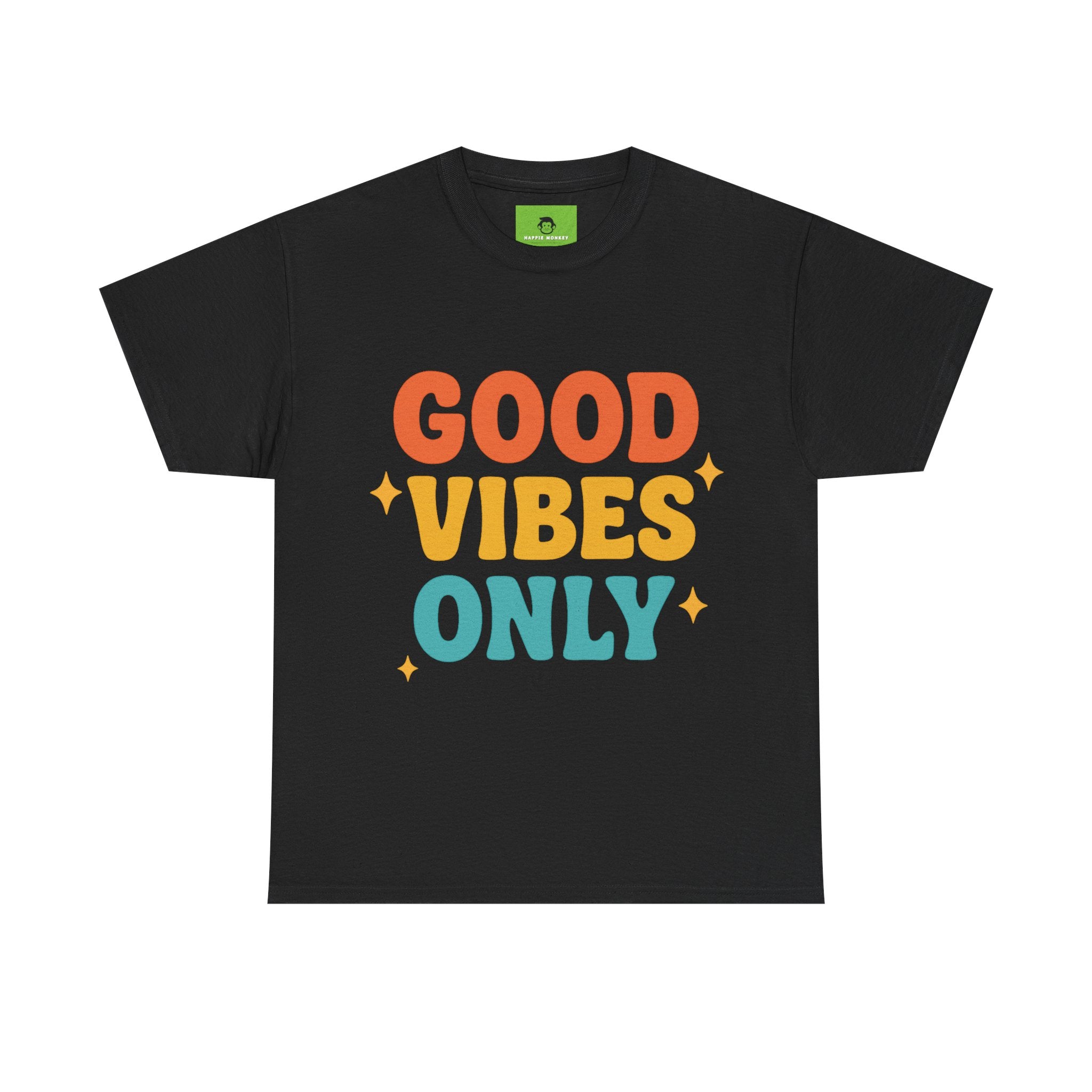 Unisex Heavy Cotton Tee - Good Vibes Only Shirt