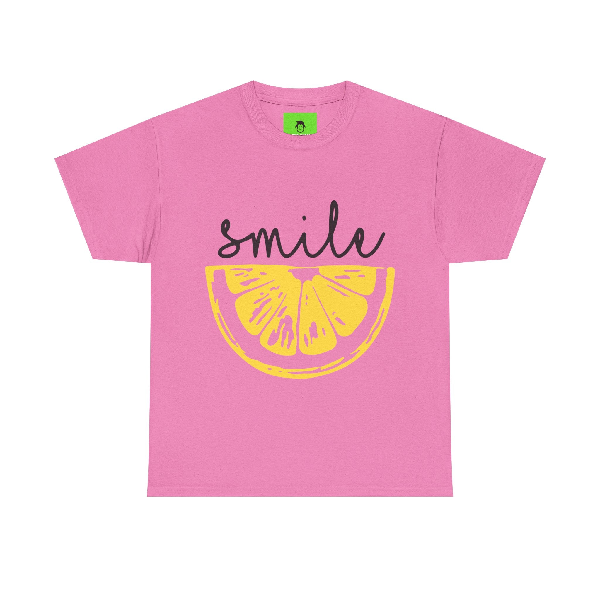 Bright Lemon 'Smile' Unisex Heavy Cotton Tee