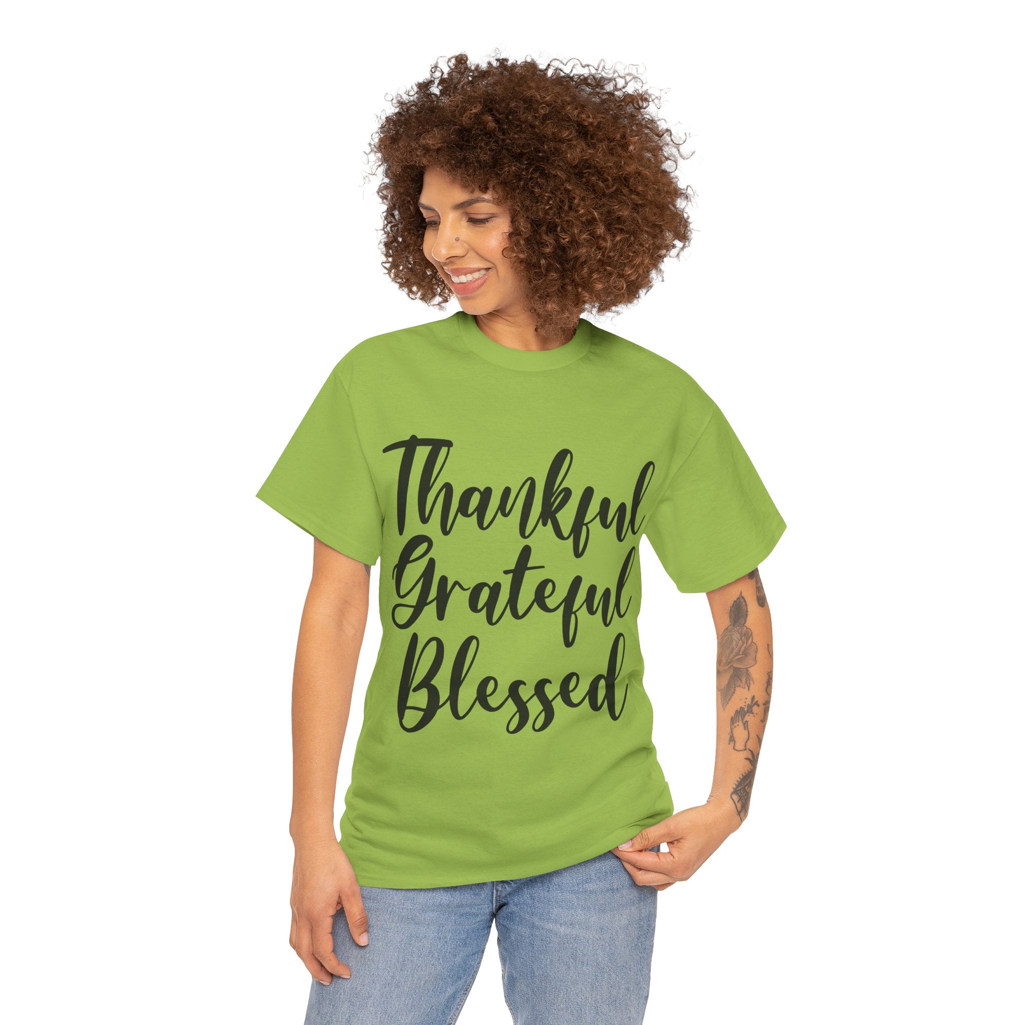 Thankful Grateful Blessed Tee